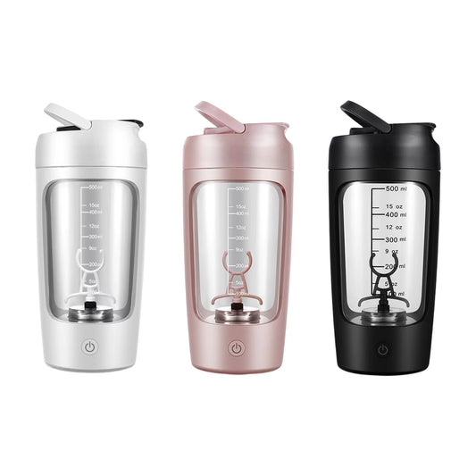 Portable Electric Protein Shaker Bottle USB Rechargeable Blender Multipurpose 650Ml Mixer Cups for Fitness Workout